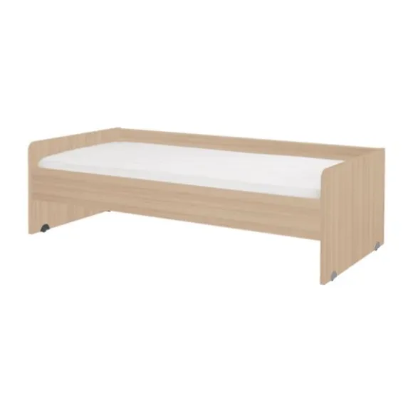Gautier Dimix Bed Op Wielen - 90 x 200 cm - Grijs/Wit
