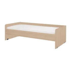 Gautier Dimix Bed Op Wielen - 90 x 200 cm - Gestructureerd Eikenhout