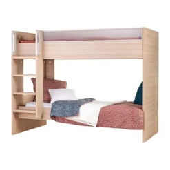 Gautier Dimix Stapelbed 90 x 200 cm - Wit/Grijs