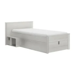Gautier Lugano Laag Compact Bed - 90x200 cm - Artisan Eiken