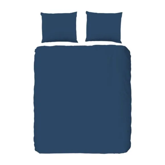 Good Morning Cotton Dekbedovertrek Denim 140 x 220 cm