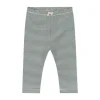 Gray Label Legging - Blue Grey / Cream - 0-3 Mnd