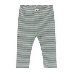Gray Label Legging - Blue Grey / Cream - 0-3 Mnd