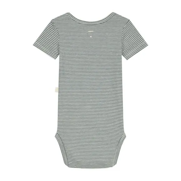 Gray Label Romper - Maat 0-3 Mnd - Blue Grey/Cream