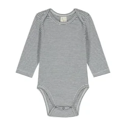Gray Label Romper - Maat 0-3 Mnd - Blue Grey/Cream