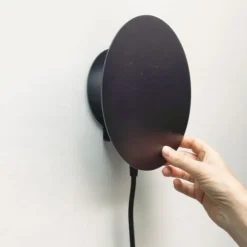 Groovy Magnets Magnetische Muurlamp Eclipse - Zwart