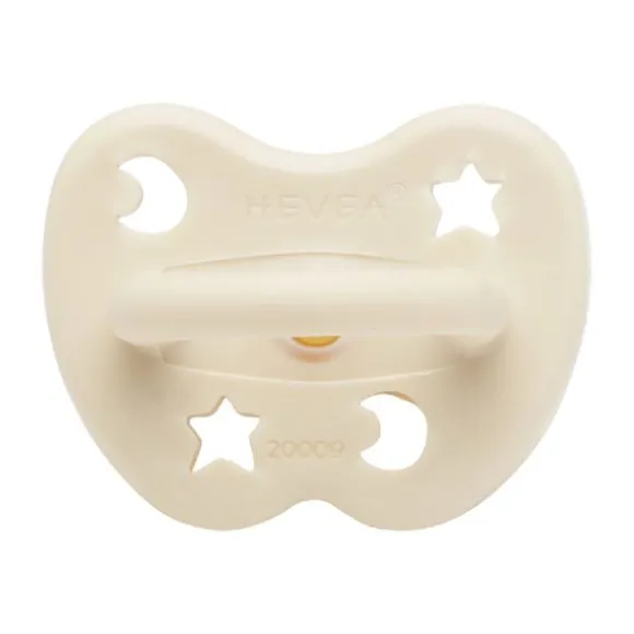 Hevea Fopspeen Rond Milky White 3-36 Mnd