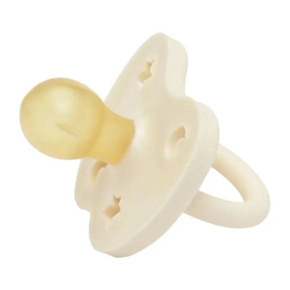 Hevea Fopspeen Rond Milky White 3-36 Mnd