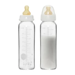 Hevea Glazen Fles 240 ml 2 Stuks