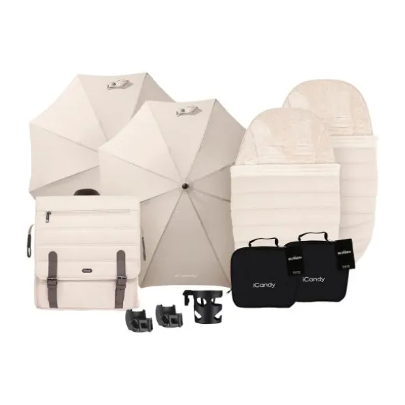 iCandy Double / Twin Accessoires Bundel – Pecan