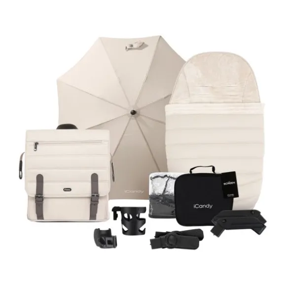 ICandy Peach 7 Kinderwagen 2-in-1 - Essentiel Bundel - Cookie