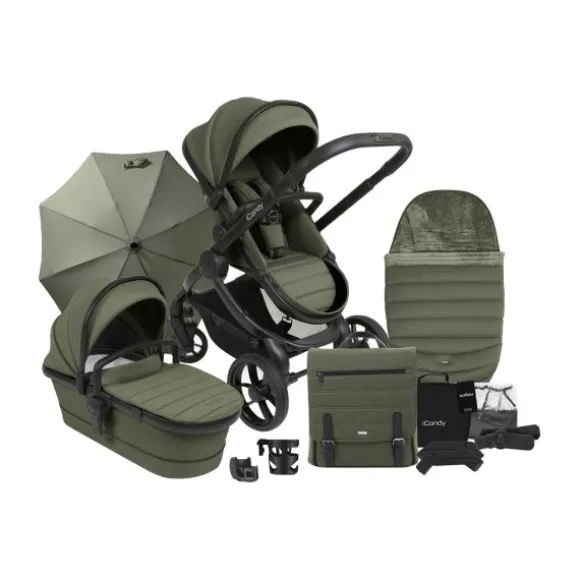 ICandy Peach 7 Kinderwagen 2-in-1 - Essentiel Bundel - Cookie