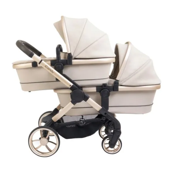 ICandy Peach 7 Twin Kinderwagen - Essentiel Bundel - Cookie