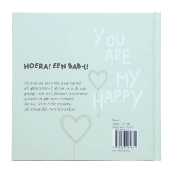 JEP! Kids Babyboek Vierkant Zachtgroen