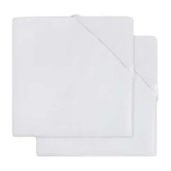Jollein Aankleedkussenhoes (2pack) 50x70cm Badstof - Caramel/Biscuit