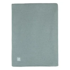 Jollein Basic Knit Wiegdeken 75 x 100 cm Forest Green / Fleece