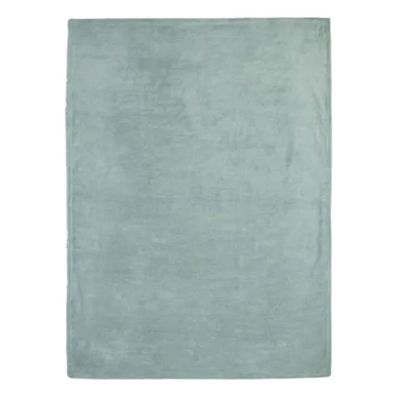 Jollein Basic Knit Wiegdeken 75 x 100 cm Forest Green / Fleece