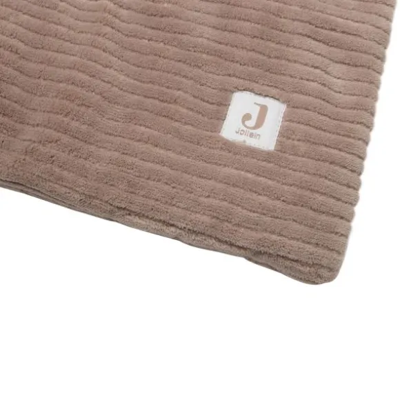 Jollein Boxkleed 100x100 cm - Cloudy Rib - Milky Coffee