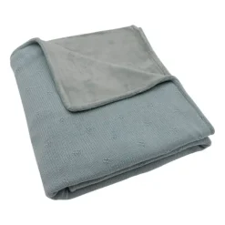 Jollein Cosy Knit - Ledikantdeken - 100 x 150 cm - Velvet - Ivory