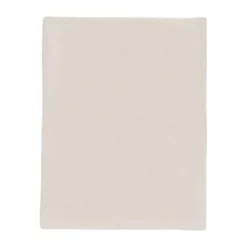Jollein Deken Wieg - Basic Knit - 75 x 100 cm - Oatmeal/Velvet