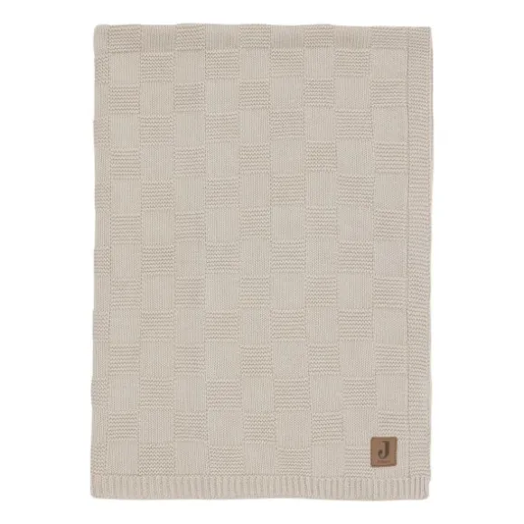 Jollein Deken Wieg - Box Knit - 75 x 100 cm - Warm Sand