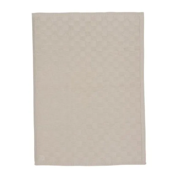 Jollein Deken Wieg - Box Knit - 75 x 100 cm - Warm Sand
