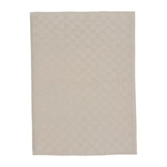 Jollein Deken Wieg - Box Knit - 75 x 100 cm - Warm Sand