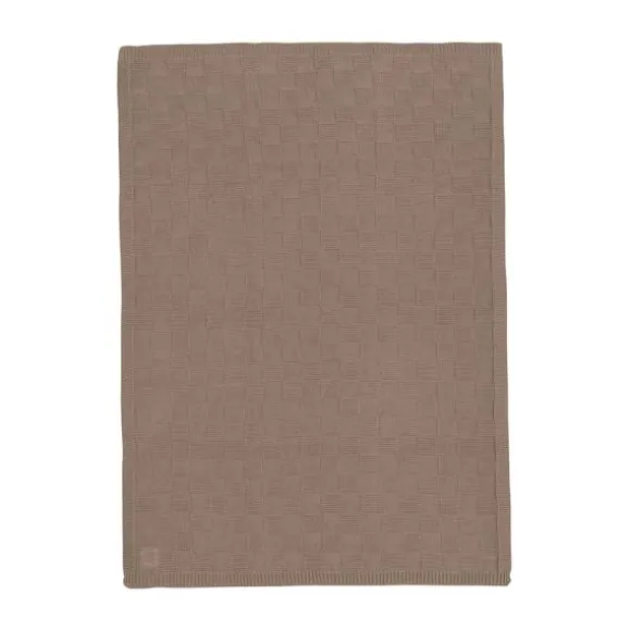 Jollein Deken Wieg - Box Knit - 75 x 100 cm - Warm Sand
