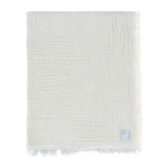 Jollein Deken Wieg - 75 x 100 cm Fringe Stripe Biscuit/Ivory GOTS