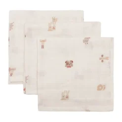 Jollein Hydrofiel Washandje - 31x31 cm - 3 Stuks