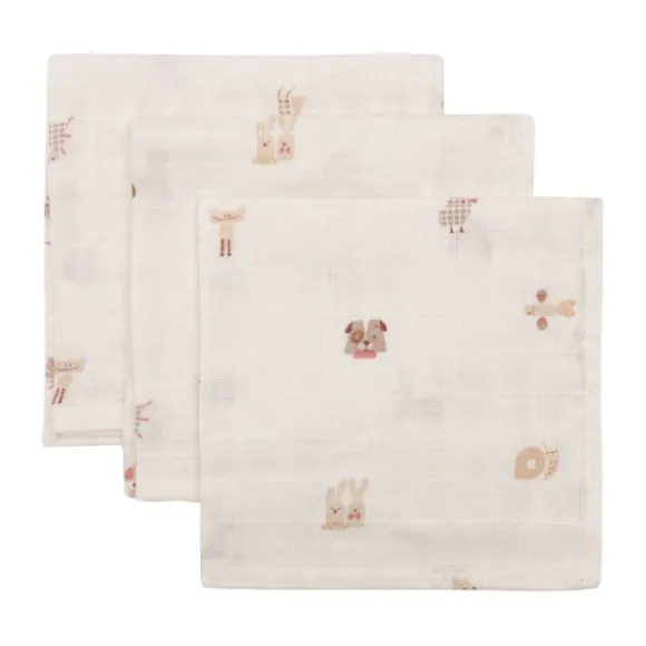 Jollein Hydrofiel Washandje - 31x31 cm - 3 Stuks