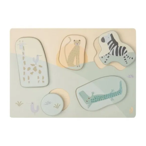 Jollein Jungle Jambo Houten Puzzel