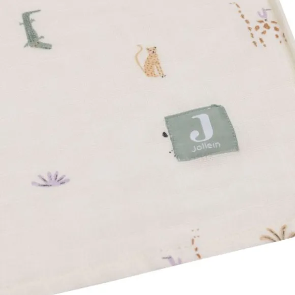 Jollein Jungle Jambo Large Multidoek - 2 Pack - 115 x 115 cm - Hydrofiel