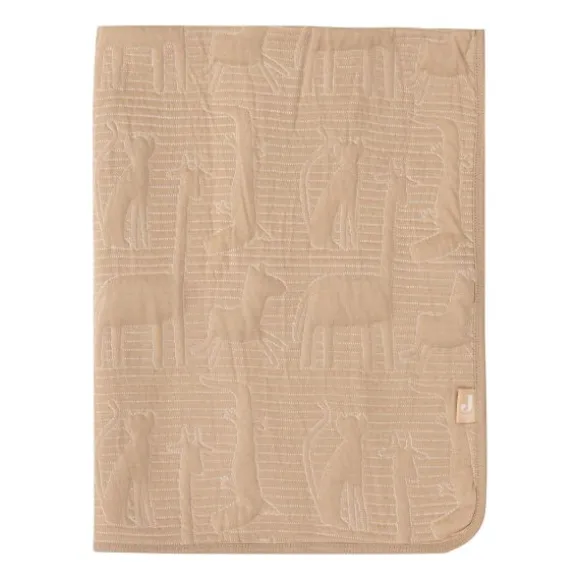 Jollein Jungle Jambo Wiegdeken - 75 x 100 cm - Biscuit / Oatmeal