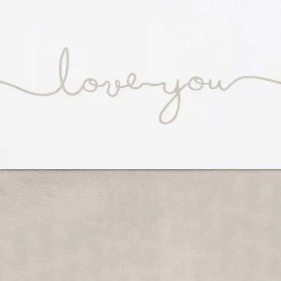 Jollein Love You Ledikantlaken Nougat 120 x 150 cm