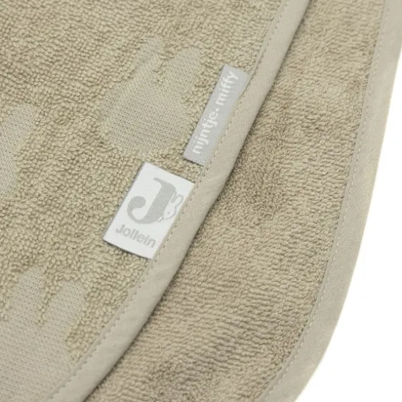 Jollein Miffy Jaquard Badponcho - Badstof - Olive Green