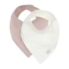 Jollein Slab Bandana Hydrofiel - Wild Rose / Oatmeal - 2 Stuks