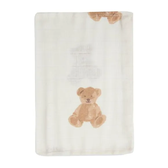 Jollein Teddy Bear Hydrofiel Washandje 3 Stuks