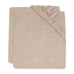 Jollein Terry Waskussenhoes - Badstof - 2 Stuks - Olive Green