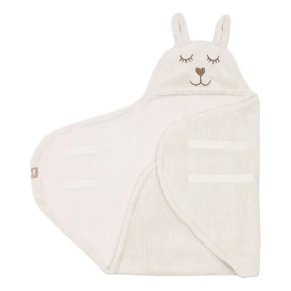 Jollein Wikkeldeken - Milky Coffee - Bunny Cloudy Rib