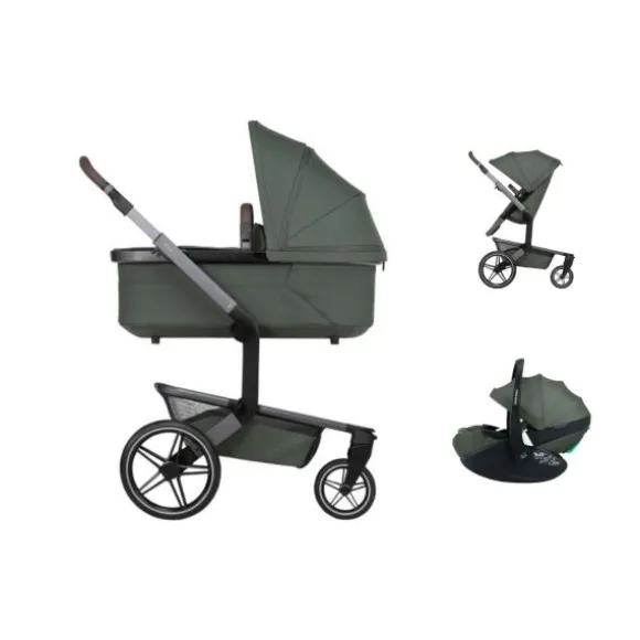 Joolz Day 5 Kinderwagen 3-in-1 - Forest Green | Joolz X Maxi-Cosi Pebble 360 Pro 2 Autostoeltje
