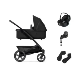 Joolz Geo 3 Kinderwagen - Sandy Taupe | Joolz X Maxi-Cosi Autostoeltje - Sandy Taupe | Maxi-Cosi FamilyFix 360 Pro