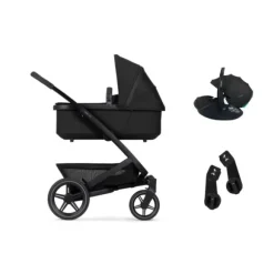 Joolz Geo 3 Kinderwagen - Stone Grey | Joolz X Maxi-Cosi Autostoeltje - Space Black | Autostoel adapters