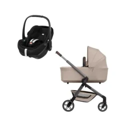 Joolz Hub 2 Kinderwagen 2-in-1 - Stone Grey | Joolz X Maxi-Cosi Pebble 360 Pro 2 Autostoeltje