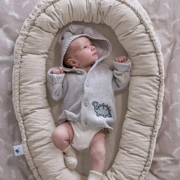 Julius Zöllner Muslin Babynestje NIDO - Sand
