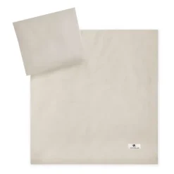 Julius Zöllner Muslin Bedlinnen - Sand - 80×80 + 35×40 cm