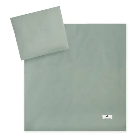 Julius Zöllner Muslin Bedlinnen - Sand - 80×80 + 35×40 cm
