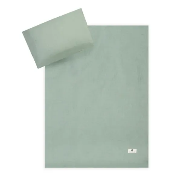 Julius Zöllner Muslin Bedlinnen - Sand - 80×80 + 35×40 cm
