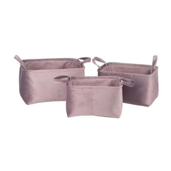 KidsDepot Billie Opbergmanden Lavendel 3 stuks