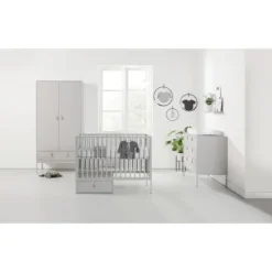 Kidsmill Amy Babybed Grijs 60 x 120 cm